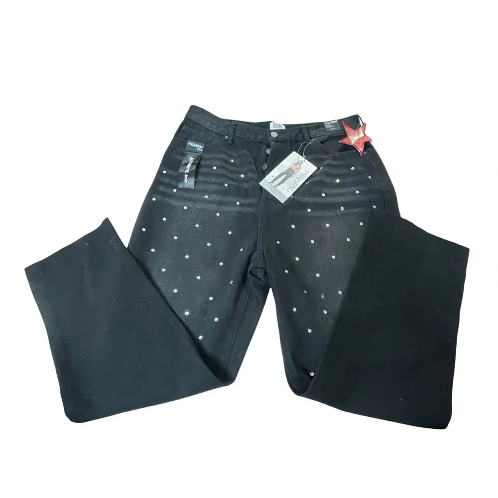 - Simple Society straight super hirise jeans size 15/32 - Picture 4 of 16